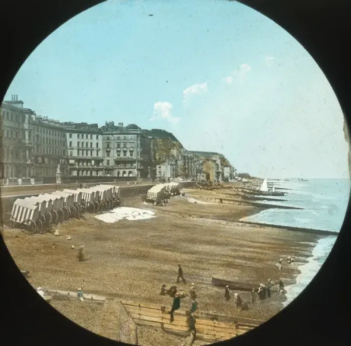 Framed Print : South Coast of England - Hastings, the beach, the South Coas Framed Print : South Coast of England - Hastings, the beach, the South Coas