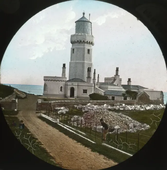 Framed Print : South Coast of England - St Catherines Lighthouse Framed Print : South Coast of England - St Catherines Lighthouse