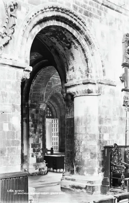 Framed Print : South Door of St. Bartholomew the Great Framed Print : South Door of St. Bartholomew the Great