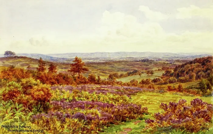 Framed Print : South Downs, viewed from Ashdown Forest, East Sussex Framed Print : South Downs, viewed from Ashdown Forest, East Sussex