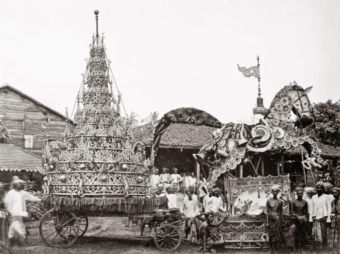 Framed Print : South East Asia - Malay peninsula - festivals cars Framed Print : South East Asia - Malay peninsula - festivals cars