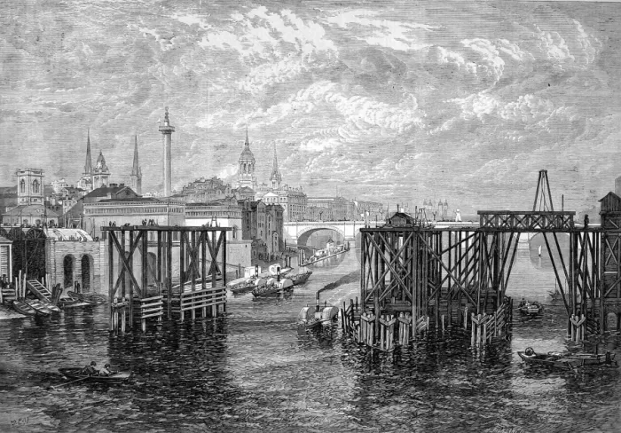 Framed Print : South Eastern Companys works on the river Framed Print : South Eastern Companys works on the river