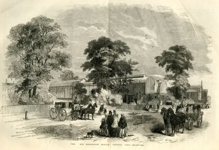 Framed Print : The South Kensington Museum, London 1857 Framed Print : The South Kensington Museum, London 1857