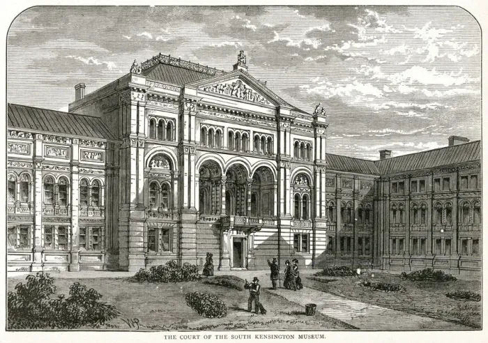 Framed Print : South Kensington Museum, London 1881 Framed Print : South Kensington Museum, London 1881