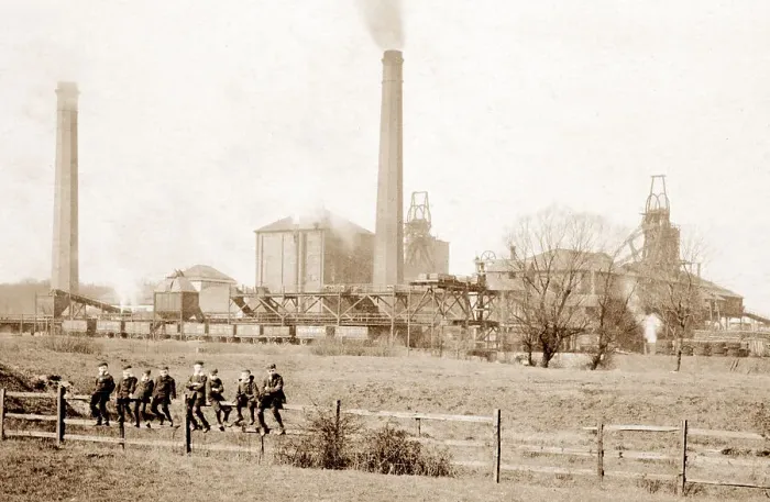 Framed Print : South Kirkby Colliery early 1900's Framed Print : South Kirkby Colliery early 1900's