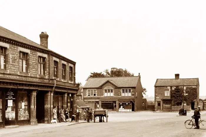 Framed Print : South Kirkby early 1900's Framed Print : South Kirkby early 1900's