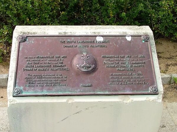 The South Lancashire Regiment Memorial, Hermanville