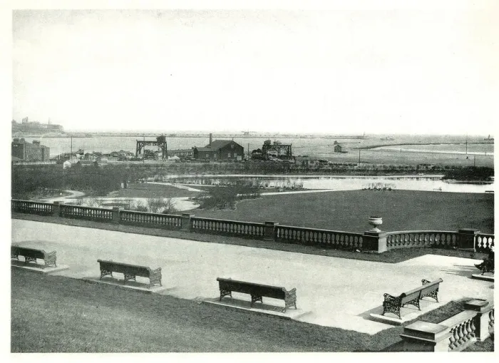 Framed Print : South Marine Park, South Shields, Tyne and Wear Framed Print : South Marine Park, South Shields, Tyne and Wear