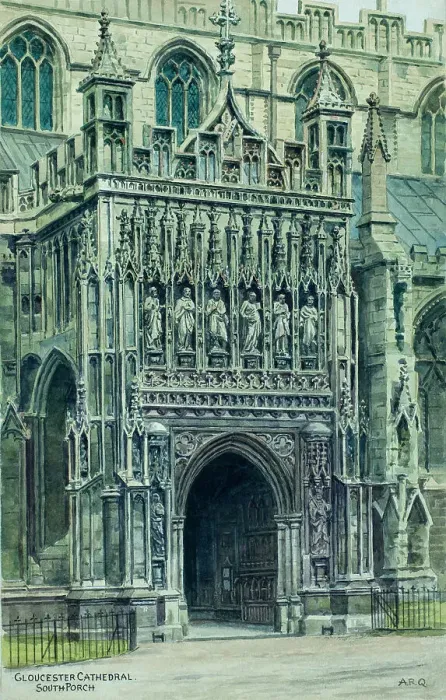 Framed Print : South Porch, Gloucester Cathedral, Gloucestershire Framed Print : South Porch, Gloucester Cathedral, Gloucestershire