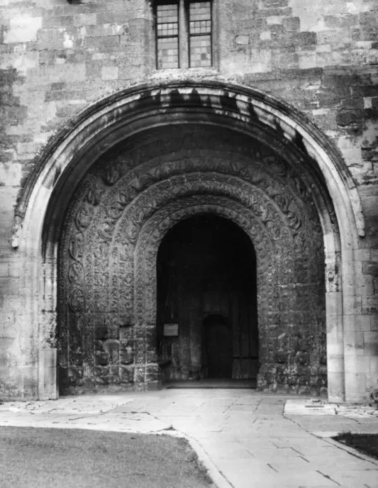 Framed Print : South Porch of Malmesbury Abbey, Wiltshire, England. A monestary was established here Framed Print : South Porch of Malmesbury Abbey, Wiltshire, England. A monestary was established here