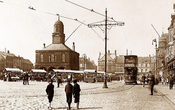 South Shields Market Place early 1900s