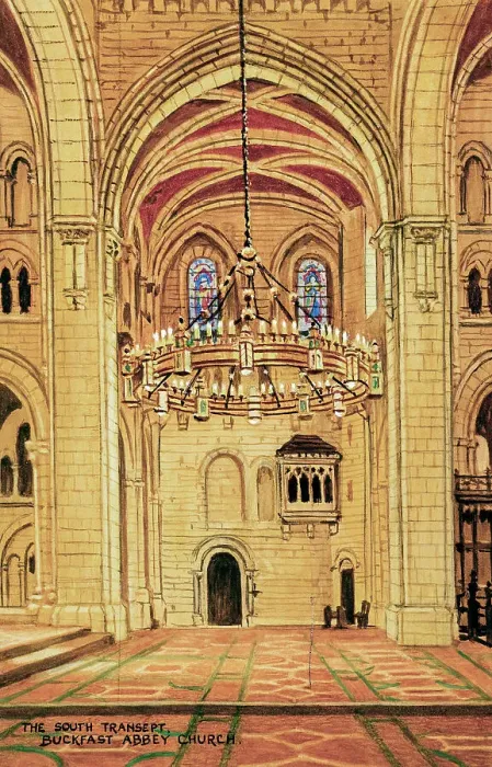 Framed Print : South Transept, Buckfast Abbey Church, Dartmoor, Devon Framed Print : South Transept, Buckfast Abbey Church, Dartmoor, Devon