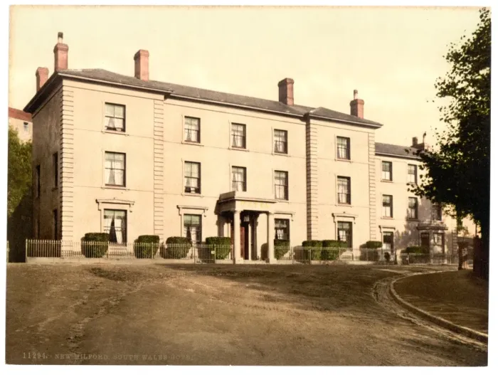Framed Print : South Wales Hotel, New Milford (i. e. Neyland), Wales Framed Print : South Wales Hotel, New Milford (i. e. Neyland), Wales