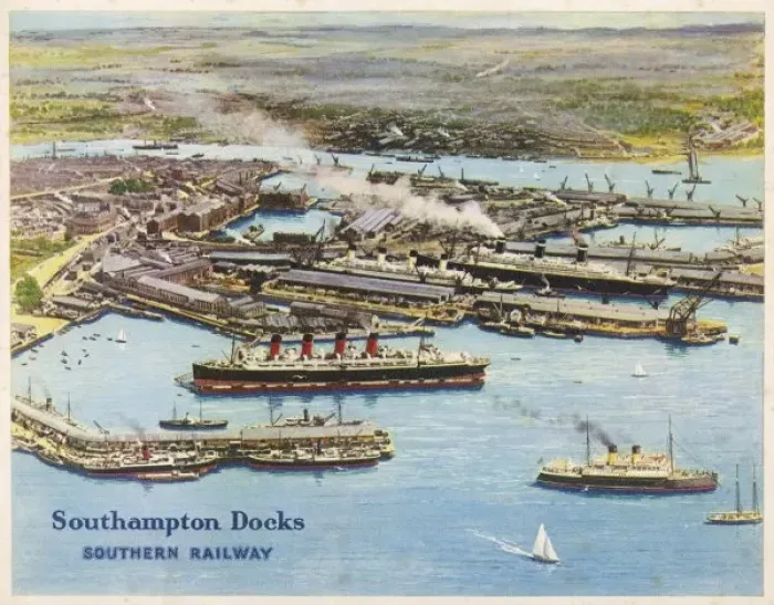 Framed Print : Southampton Harbour Framed Print : Southampton Harbour