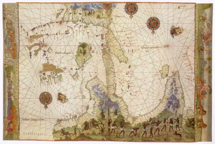 Framed Print : Southeast Asia and India 1547 Date: 1547 Framed Print : Southeast Asia and India 1547 Date: 1547