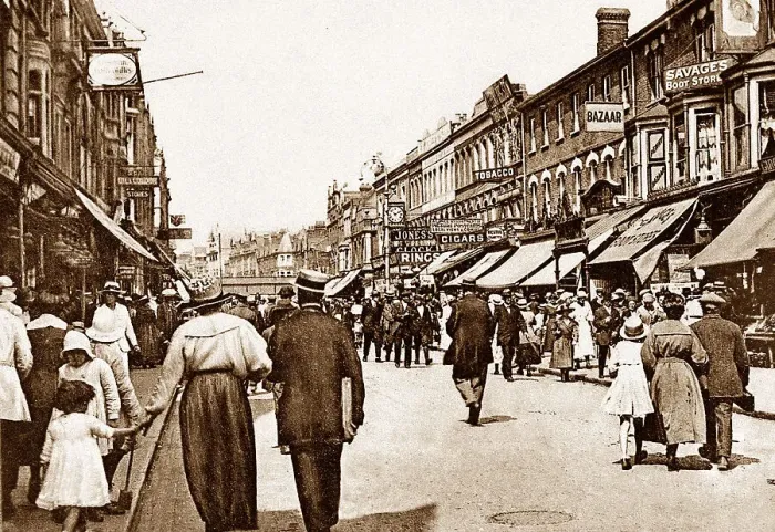 Framed Print : Southend-on-Sea High Street early 1900s Framed Print : Southend-on-Sea High Street early 1900s