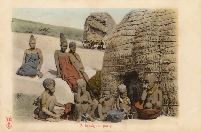 Framed Print : Southern African Native Village Framed Print : Southern African Native Village