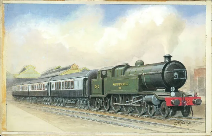 Framed Print : Southern Belle leaving Victoria, pulled Framed Print : Southern Belle leaving Victoria, pulled