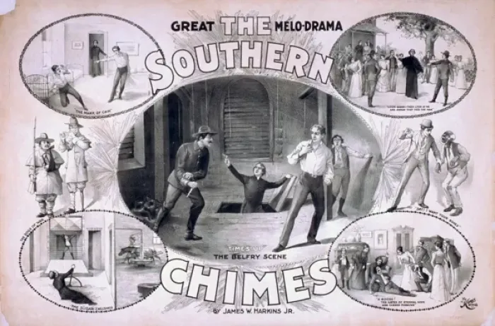 Framed Print : The Southern chimes great melo-drama : by James W. Harkins Framed Print : The Southern chimes great melo-drama : by James W. Harkins