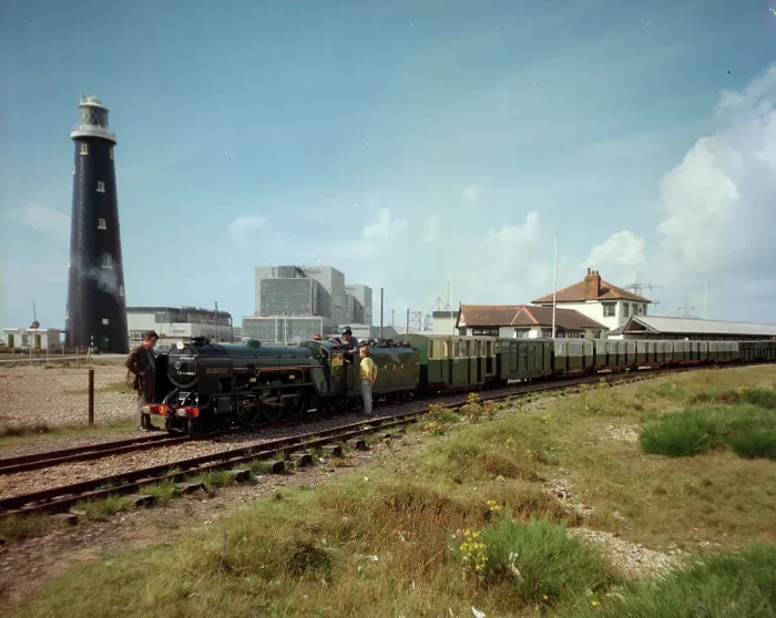 Framed Print : Southern Maid at Dungeness Station, RHDR Framed Print : Southern Maid at Dungeness Station, RHDR