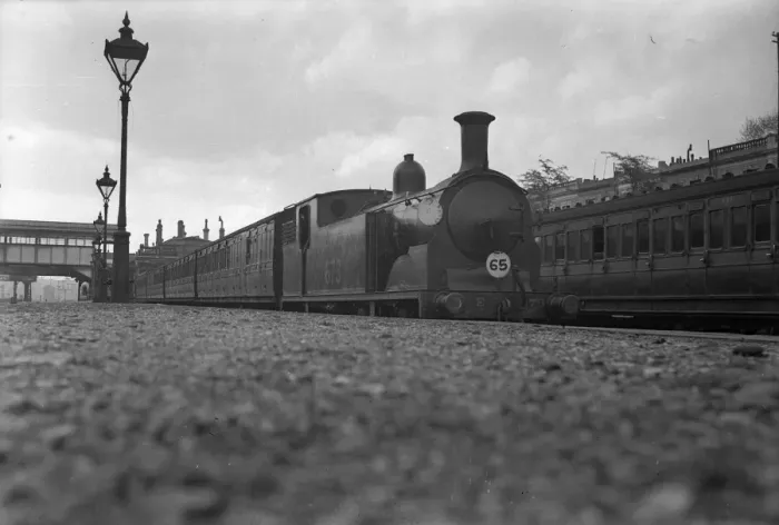 Framed Print : Southern steam engine in a station Framed Print : Southern steam engine in a station