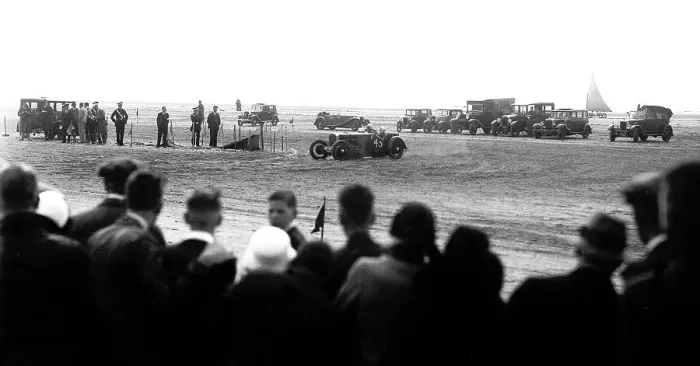 Framed Print : Southport beach motor racing in 1934 Framed Print : Southport beach motor racing in 1934