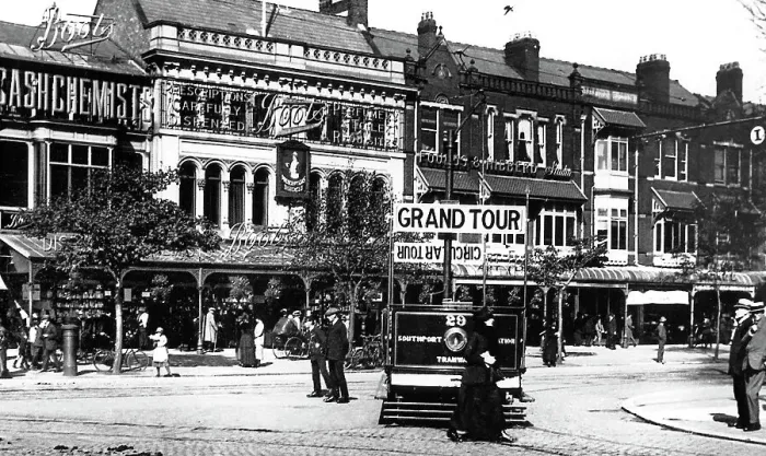 Framed Print : Southport Lord Street early 1900s Framed Print : Southport Lord Street early 1900s