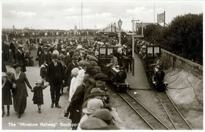 Framed Print : Southport, Merseyside, England - The Miniature Railway Framed Print : Southport, Merseyside, England - The Miniature Railway