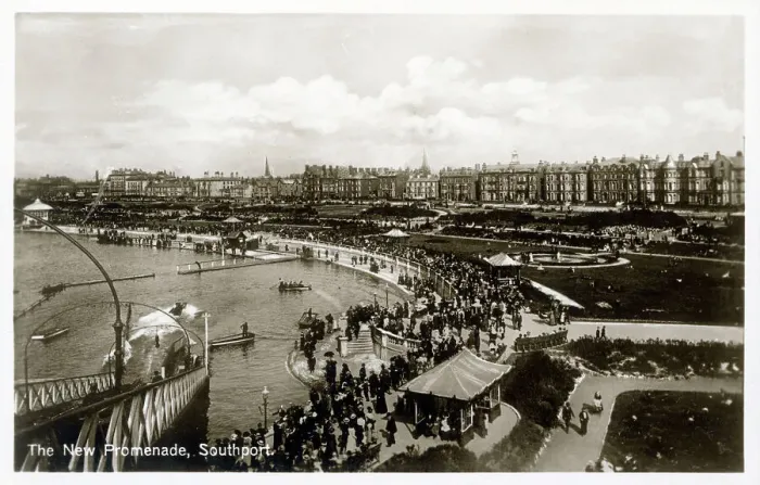 Framed Print : Southport, Merseyside, England - The New Promenade Framed Print : Southport, Merseyside, England - The New Promenade