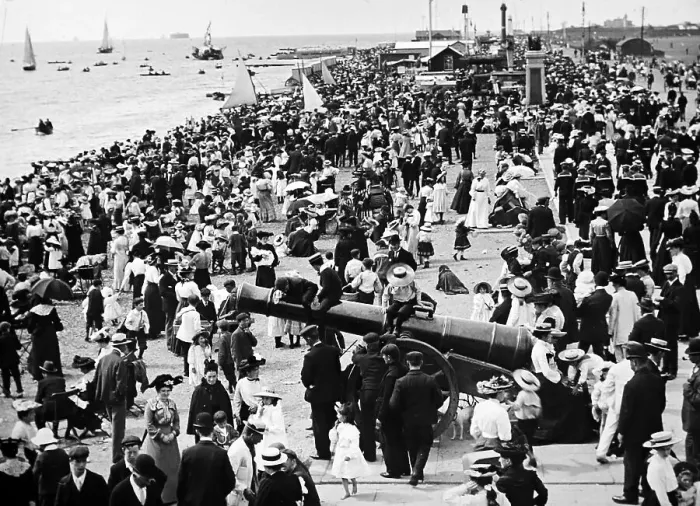Framed Print : Southsea in 1895 Framed Print : Southsea in 1895
