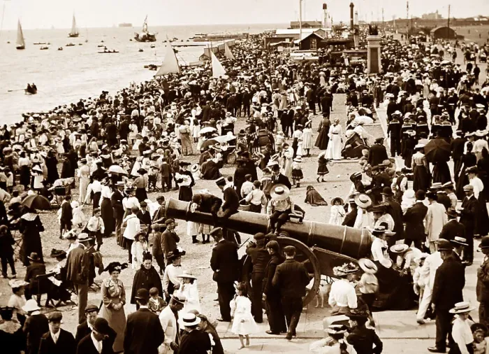 Framed Print : Southsea in 1895 Framed Print : Southsea in 1895
