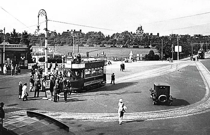 Framed Print : Southsea, Clarence Pier tram term Framed Print : Southsea, Clarence Pier tram term