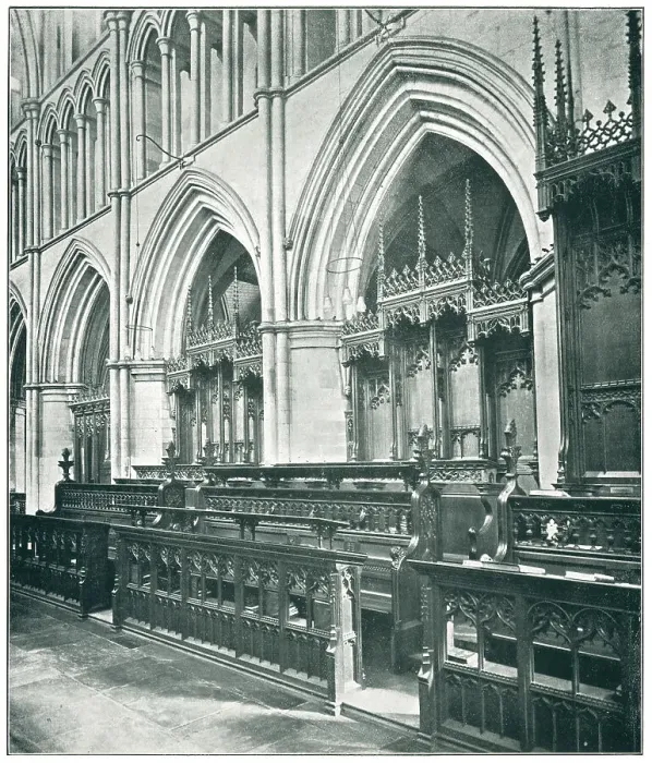 Framed Print : Southwark Cathedral Canons Stalls Framed Print : Southwark Cathedral Canons Stalls