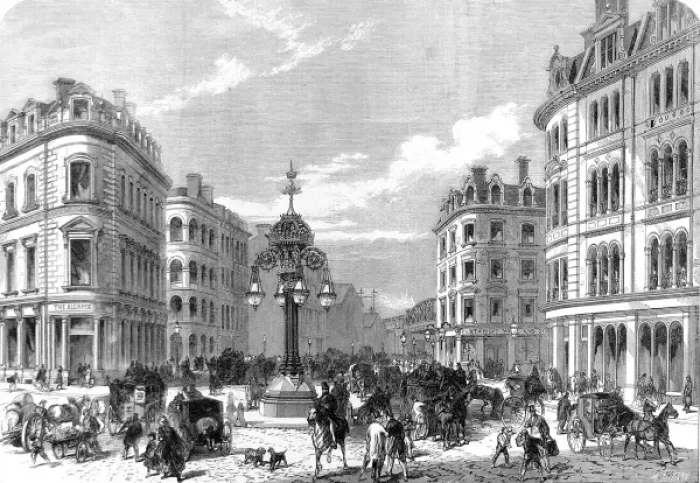 Framed Print : Southwark Street, London, 1865 Framed Print : Southwark Street, London, 1865
