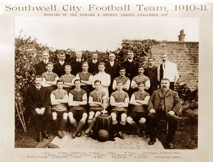 Framed Print : Southwell City Football Club 1910 / 11 Framed Print : Southwell City Football Club 1910 / 11