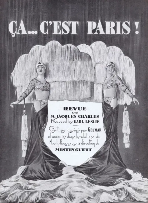 Framed Print : Souvenir brochure for the show Ca C est Paris at the Moulin Framed Print : Souvenir brochure for the show Ca C est Paris at the Moulin