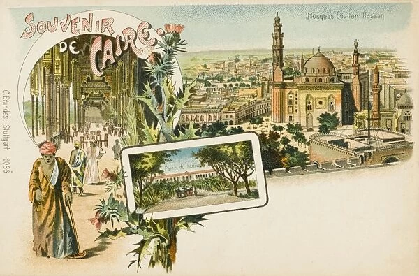 Souvenir postcard from Cairo