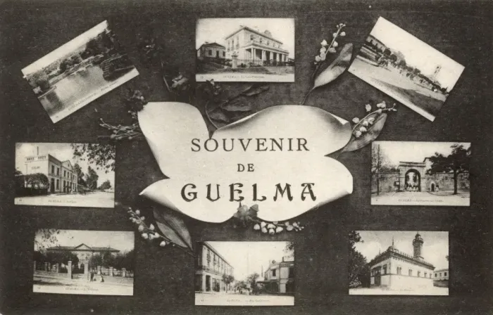 Framed Print : Souvenir postcard of Guelma, NE Algeria Framed Print : Souvenir postcard of Guelma, NE Algeria