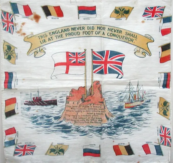 Framed Print : Souvenir printed cotton square
