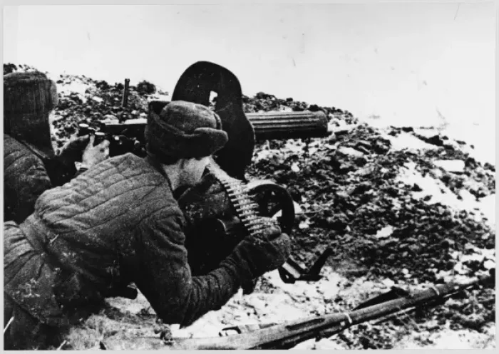 Framed Print : Soviet with Maxim Gun Framed Print : Soviet with Maxim Gun