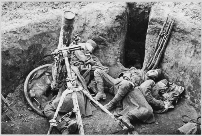Framed Print : Soviet Mortar Crew Framed Print : Soviet Mortar Crew