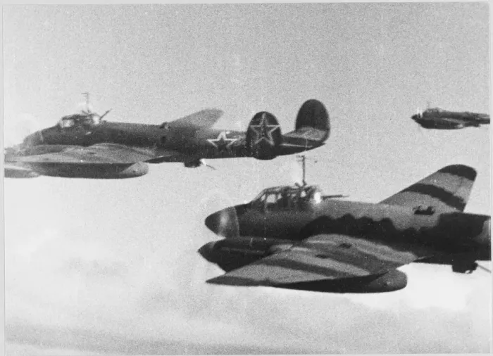 Framed Print : Soviet Pe-2 Bombers Framed Print : Soviet Pe-2 Bombers
