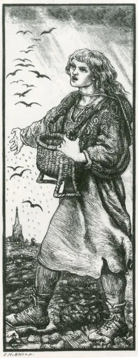 Framed Print : The Sower by Ford Madox Brown Framed Print : The Sower by Ford Madox Brown