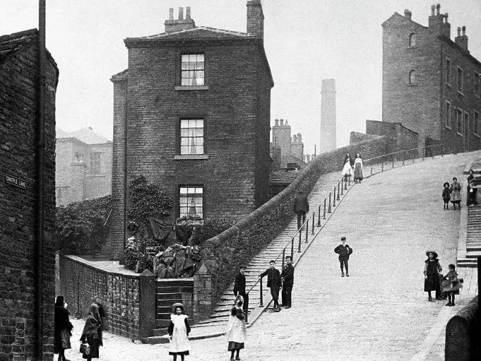 Framed Print : Sowerby Bridge - Gratrix Lane Framed Print : Sowerby Bridge - Gratrix Lane