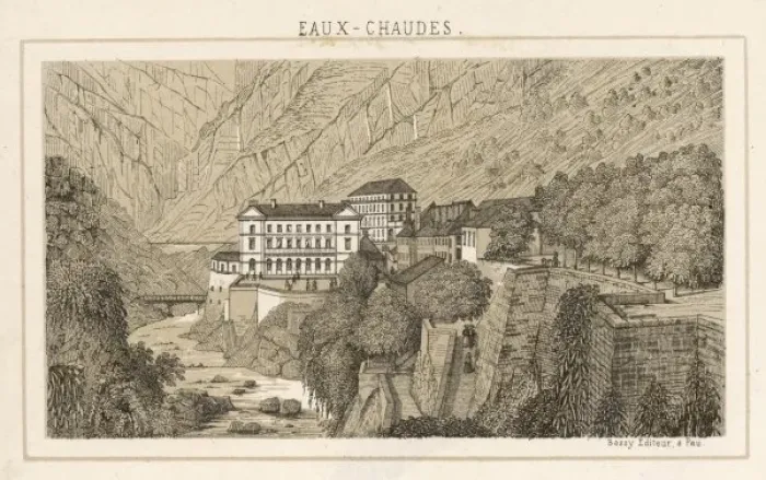 Framed Print : Spa of Eaux-Chaudes Framed Print : Spa of Eaux-Chaudes