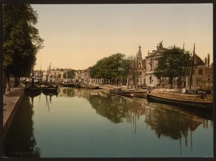 Framed Print : The Spaarne (canal), Haarlem, Holland Framed Print : The Spaarne (canal), Haarlem, Holland