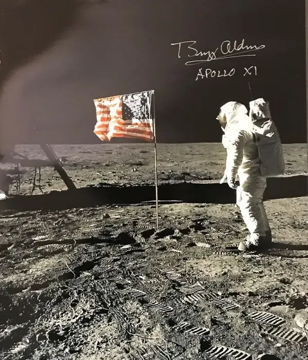 Framed Print : Space Memorabilia - Apollo 11 Buzz Aldrin photo Framed Print : Space Memorabilia - Apollo 11 Buzz Aldrin photo