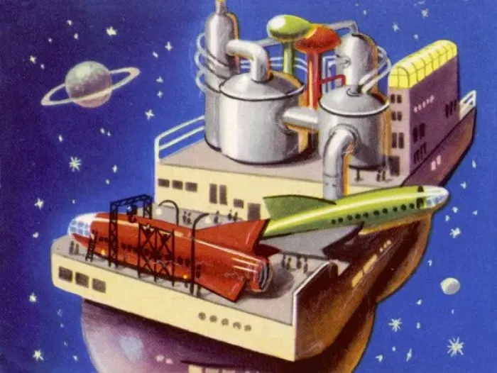 Framed Print : Space Service Station Framed Print : Space Service Station