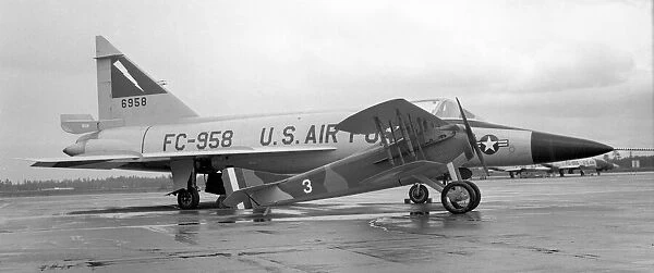 SPAD VII 3 with Convair F-102A Delta Dagger 56-0958