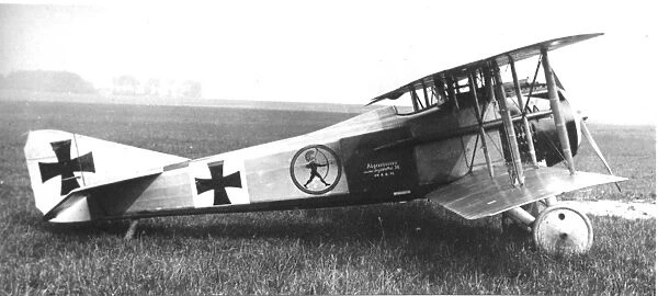 SPAD VII French fighter plane captured by Germans